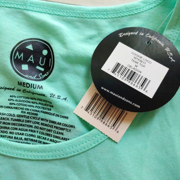 MAUI and Sons NEW Classic Cookie Logo Tank Top - Picture 7 of 8
